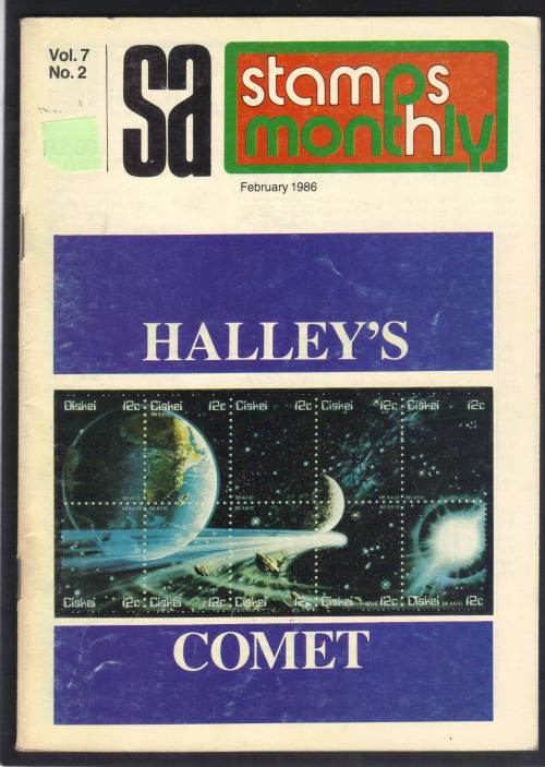 SA STAMPS MONTHLY (1986 VOL.7 - NO.2) GOOD CONDITION - READ BELOW.