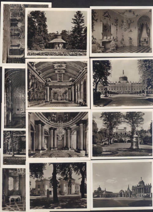 SCARCE - ANTIQUE SNAPSHOTS (12 PHOTOS) OF SANSSOUCI - GOOD COLLECTION ITEMS - SEE BELOW.
