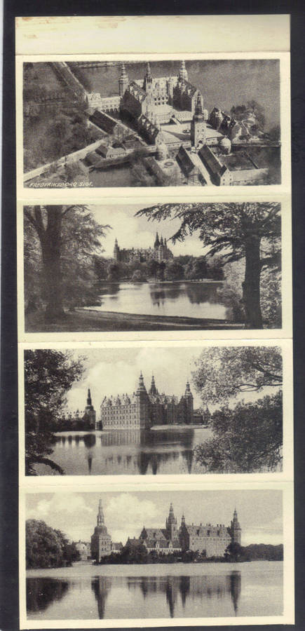 SCARCE - ANTIQUE SNAPSHOTS (9 PHOTOS) FREDERIKSBORQ PALACE - GOOD COLLECTION ITEMS - SEE BELOW.