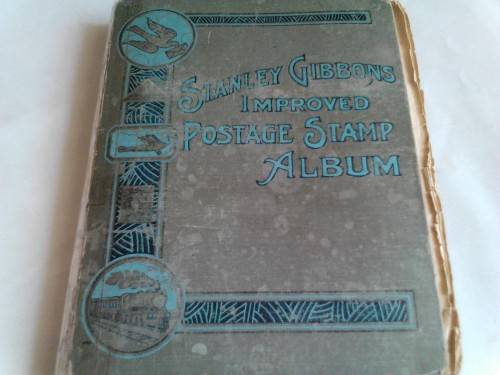 HUGE STAMP COLLECTION IN MEDIUM STANLEY GIBBONS ALBUM , 200 PAGES- GOOD VALUE!!! - SEE BELOW
