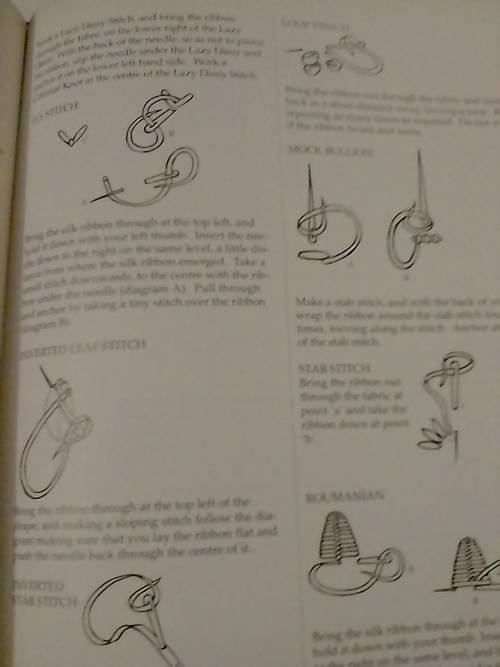 `CREATIVE RIBBON EMBROIDERY` - BY SALLI VAN RENSBURG - SEE and READ BELOW FOR INFO
