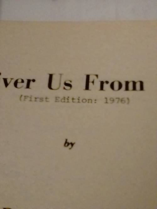 `CLEVELAND WESTERN` - DELIVER US FROM EVIL - BY EMERSON DODGE - PLEASE READ BELOW FOR INFO