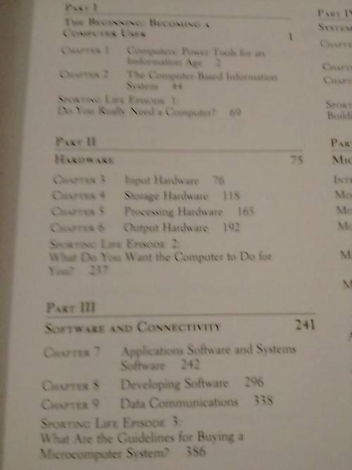 Computers, The user Perspective with Software Laboratories, 853 Pages.