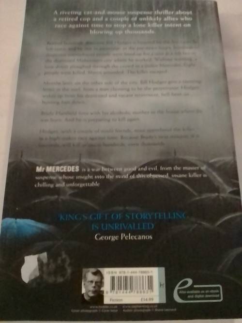 `MR MERCEDES`  SUSPENSE THRILLER BY STEPHEN KING - PLEASE READ BELOW FOR MORE INFO