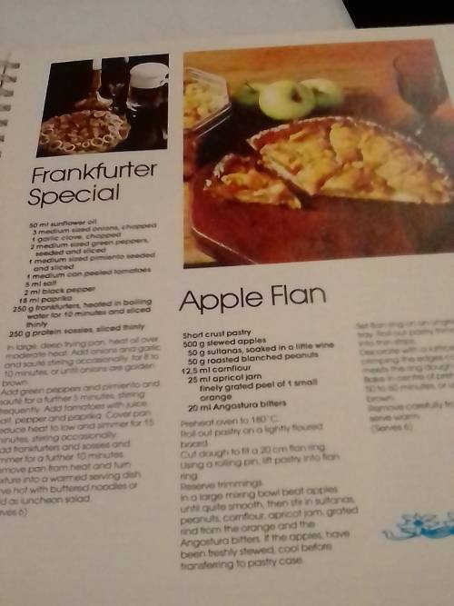 `COOKING, YESTERDAY TODAY TOMORROW`  BY TOPSI VENTER - READ BELOW FOR INFO