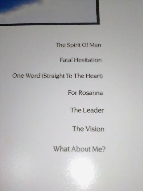 CHRIS DE BURGH  (INTO THE LIGHT) Vinyl in very good condition - SEE AND READ BELOW.