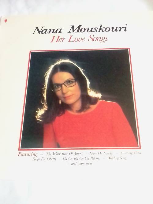 NANA MOUSKOURI (HER LOVE SONGS) Vinyl in near mint condition - SEE AND READ BELOW.