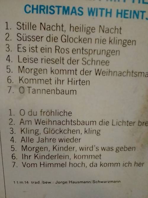 HEINTJE SIMONS (WEIHNACHTEN) - LP IN GOOD CONDITION - SEE AND READ BELOW.