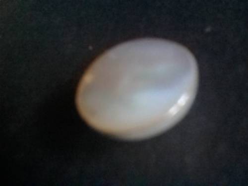 STUNNING - REAL LIGHT VIOLET-GREY MABE PEARL - 13.5mm - VERY GOOD CONDITION - READ BELOW.