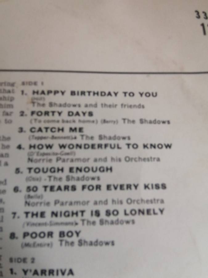 CLIFF RICHARD 21 TODAY - VINYL IN EXCELLENT CONDITION - SEE BELOW FOR INFO