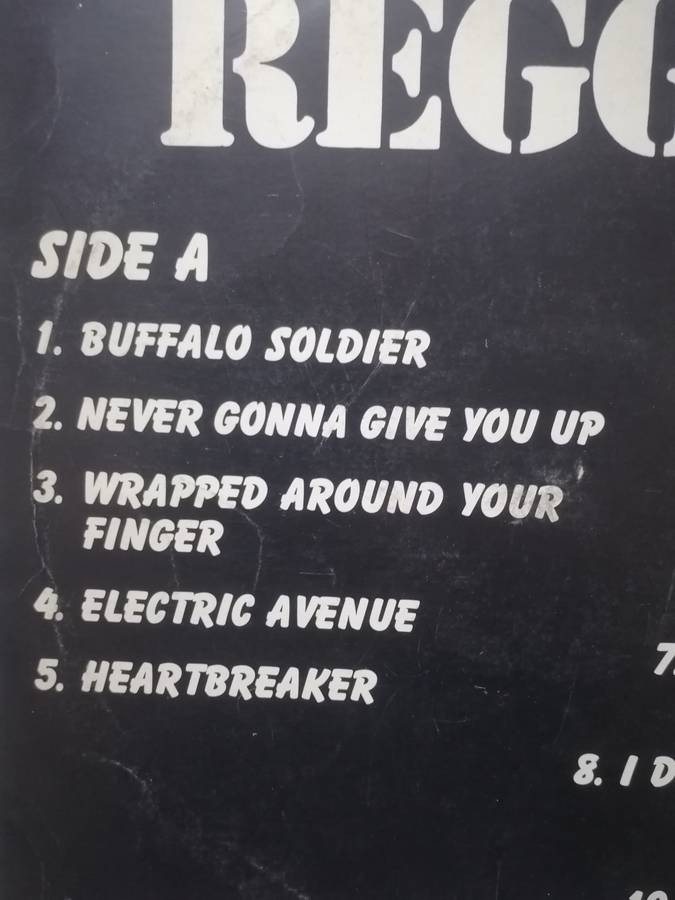 REGGAE (Incl. BUFFALO SOLDIER) - VINYL IN GOOD CONDITION - SEE BELOW FOR INFO.