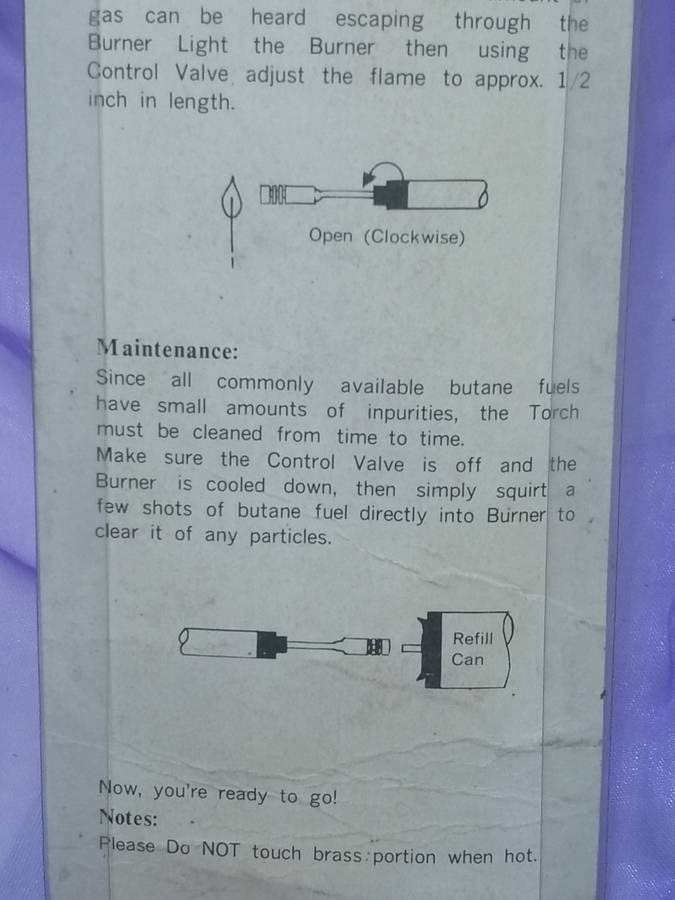 VINTAGE - PENCIL TORCH - STILL IN ORIGINAL PACKAGING - VERY GOOD CONDITION - PLEASE READ BELOW.