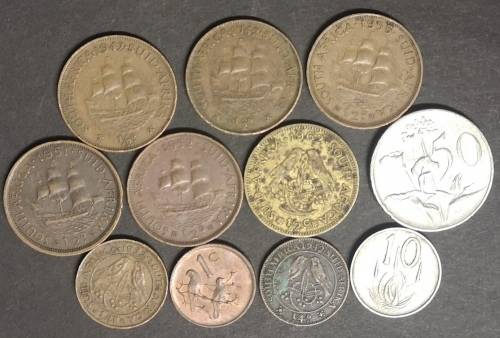 *Crazy Start!* MIX LOT OF 11 SA COINS