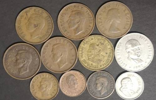 *Crazy Start!* MIX LOT OF 11 SA COINS