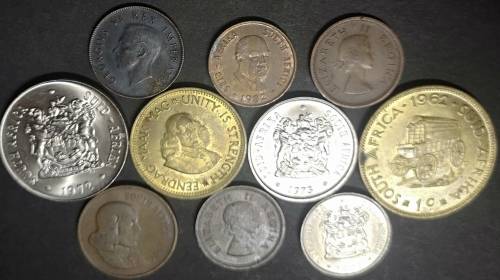 *Crazy Start!* MIX LOT OF 10 SA COINS