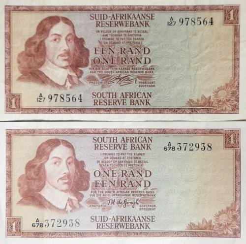 *Crazy R1 Start!!* T W de Jongh & G Rissik  R1 Note Set