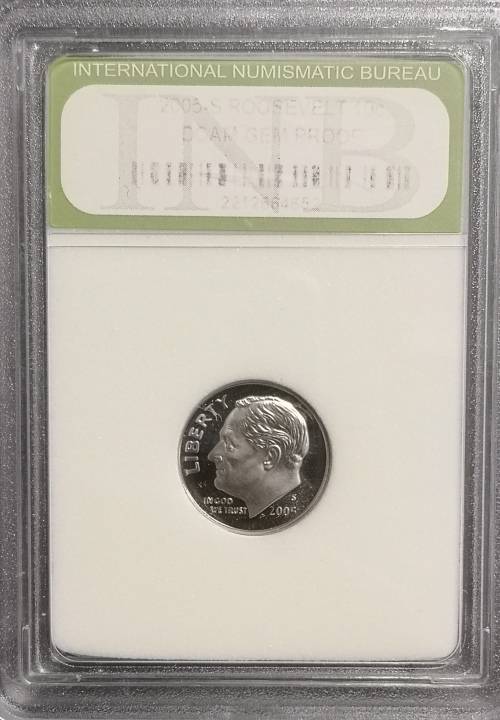 *Crazy R1 Start!!* 2005-S ROOSEVELT 10c INB Grading D-C G PF