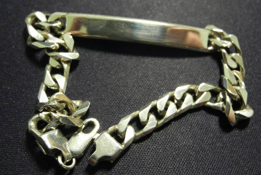 Sterling Silver ID Bracelet 18.6g