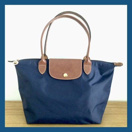 Beautiful Navy Blue Genuine Longchamp Handbag!