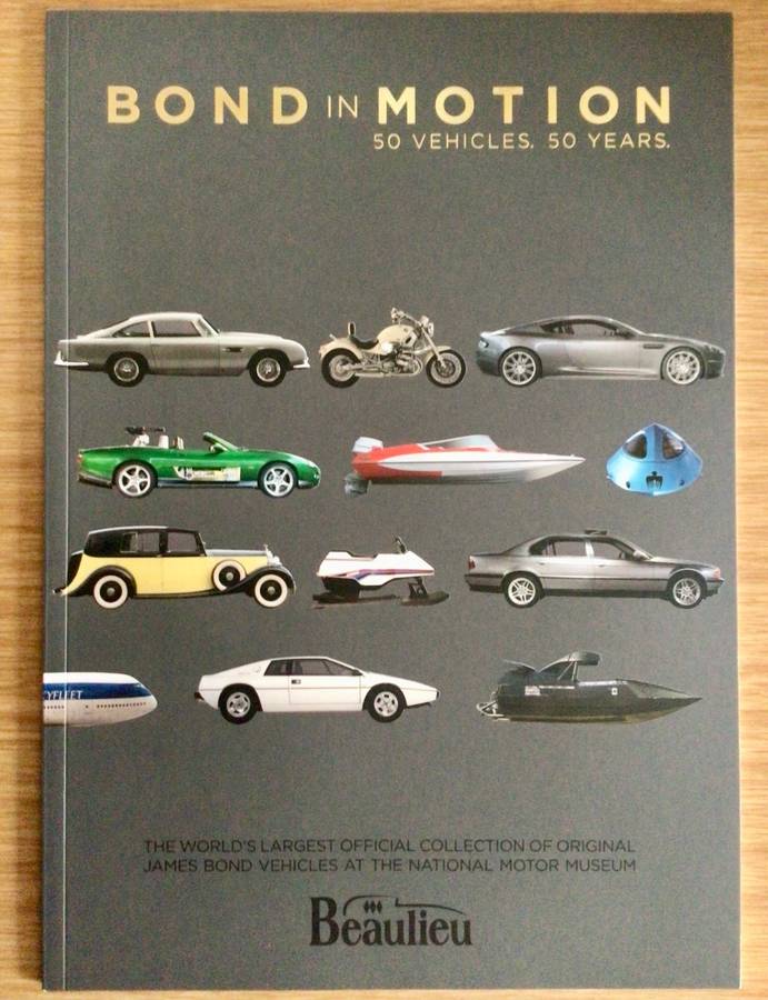 BOND IN MOTION James Bond Vehicles Large Softcover!