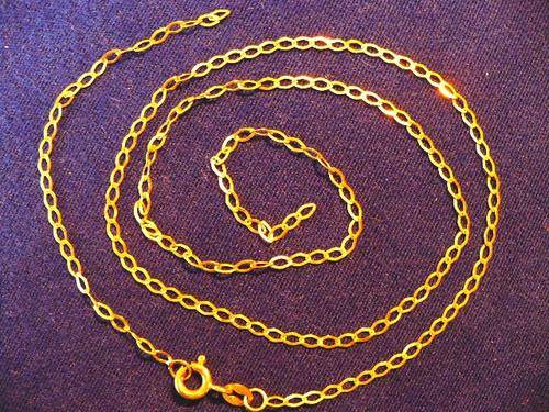 ***SOLID NINE CARAT GOLD*** NECKLACE 9CT GOLD CHAIN FOR REPAIR OR SCRAP