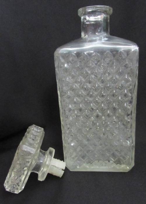 Beautiful glass decanter