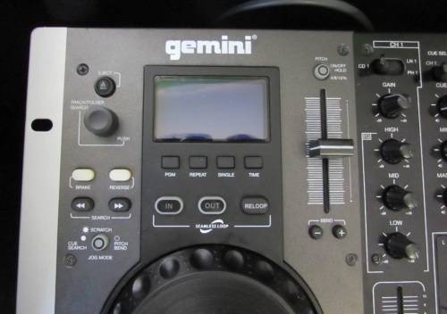 Gemini CDM-3610 Dual MP3 DJ CD Mixing Console