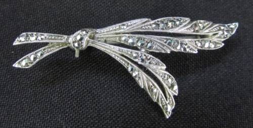 Beautiful marcasite brooch