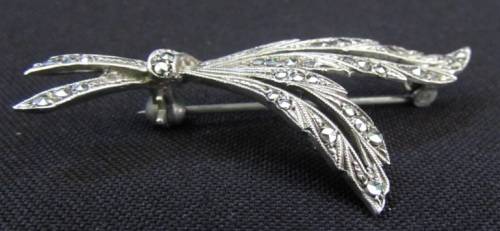 Beautiful marcasite brooch