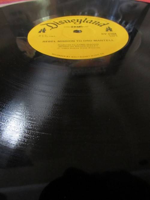 RARE !!! star wars rebel mission to ord mantell vinyl record