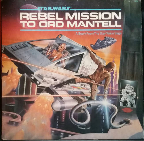 RARE !!! star wars rebel mission to ord mantell vinyl record