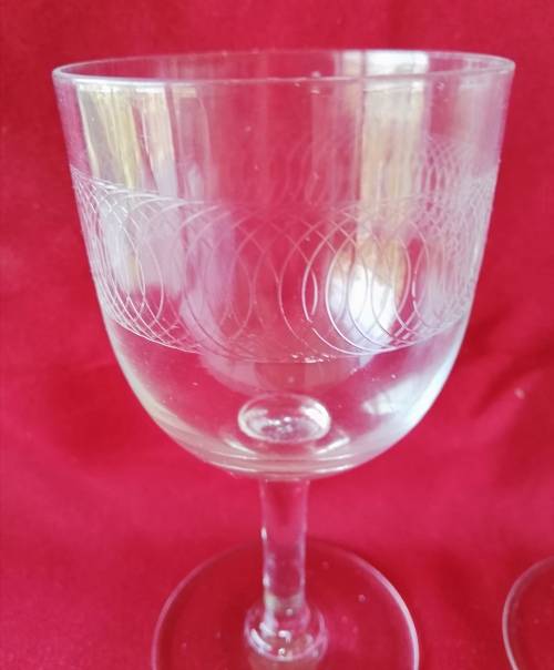 Three Sherry Glasses