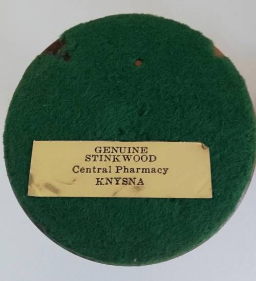 Stink Wood Candlestick`s set of two