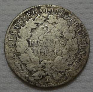 1871   2 Franc