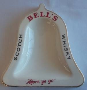 Beautiful Vintage Wade Bell's Scotch Whisky Ashtray