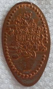 Walt Disney Elongated Pressed Pennies.....Disney World.