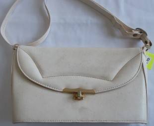 Vintage White/cream Handbag.