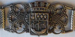 Vintage Edwardian Scenes of Paris travel bracelet