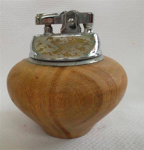 Collectable Vintage Wooden  Table Lighter