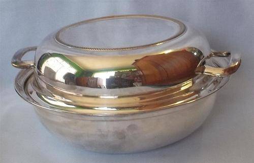 GEM EPNS Serving Bowl with Divider