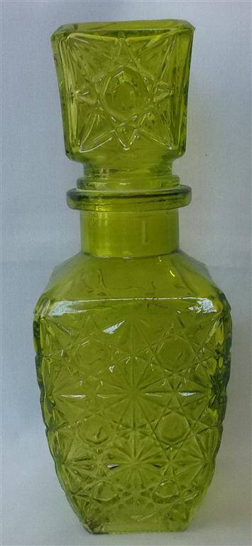 Green Glass Decanter