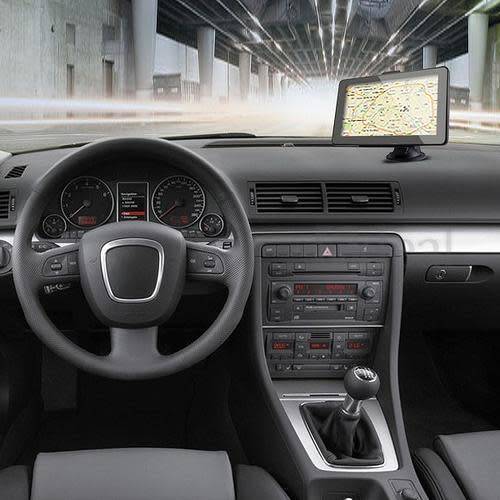 7 inch GPS Navigator w South African iGo Maps Built In, with 12v power socket car adapter, and mount