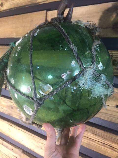 rare antique glass buoy