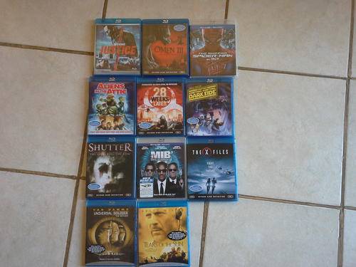 11 Blue Ray movies original .One bid takes all