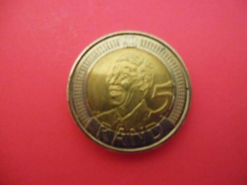 Mandela 2008 R5 Birthday coin circulated