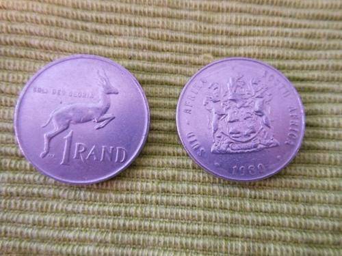 1980 SA R1 coin