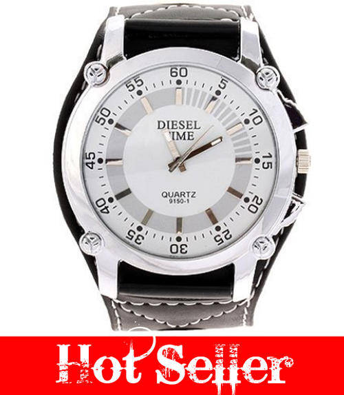 Only 2 Left in Stock!!!! Mens Designer White Luxury Sports Watch ***HOT HOT HOT***