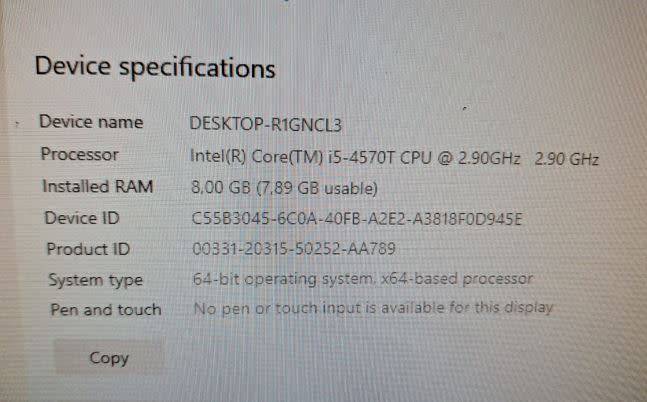 Lenovo vPro CORE i5 4th Gen ThinkCentre M93p - Excellent condition.