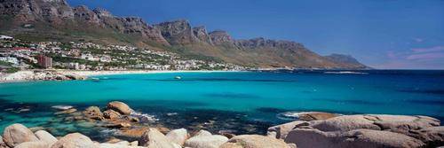 LIMITED EDITION GICLEE PRINTS. ALAIN PROUST -(12) CAMPS BAY  60 X 120 CM STRETCHED