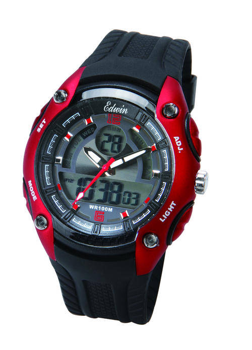EDWIN ANA-DIGITAL GENTS  WATCH